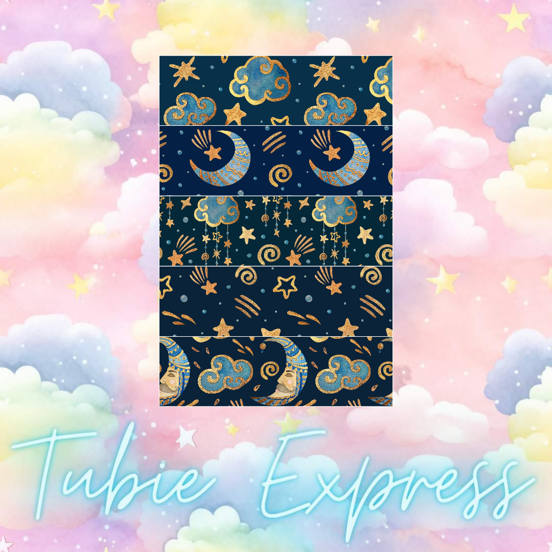 Celestial Moon And Stars
