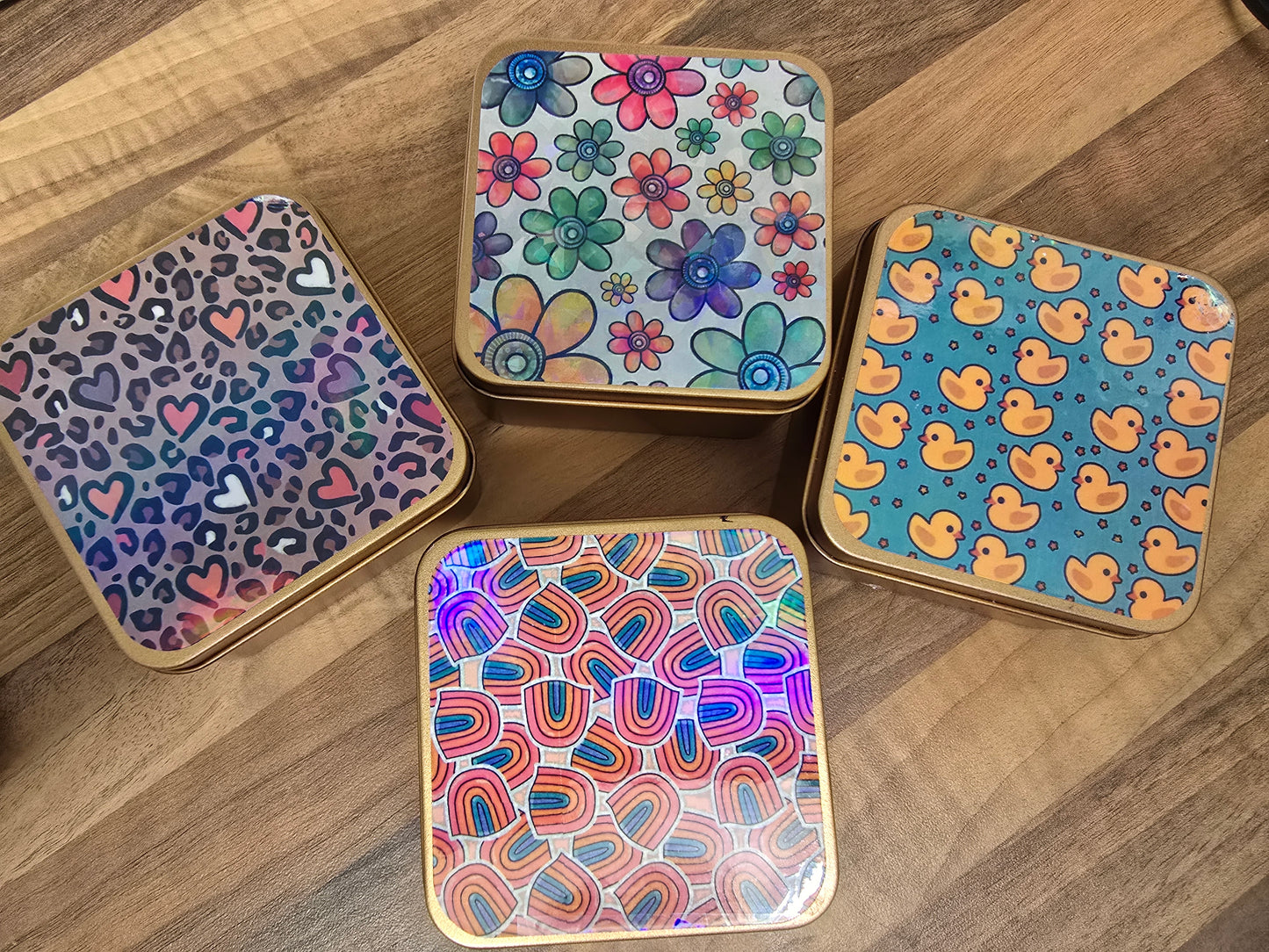 Personalised Square tin