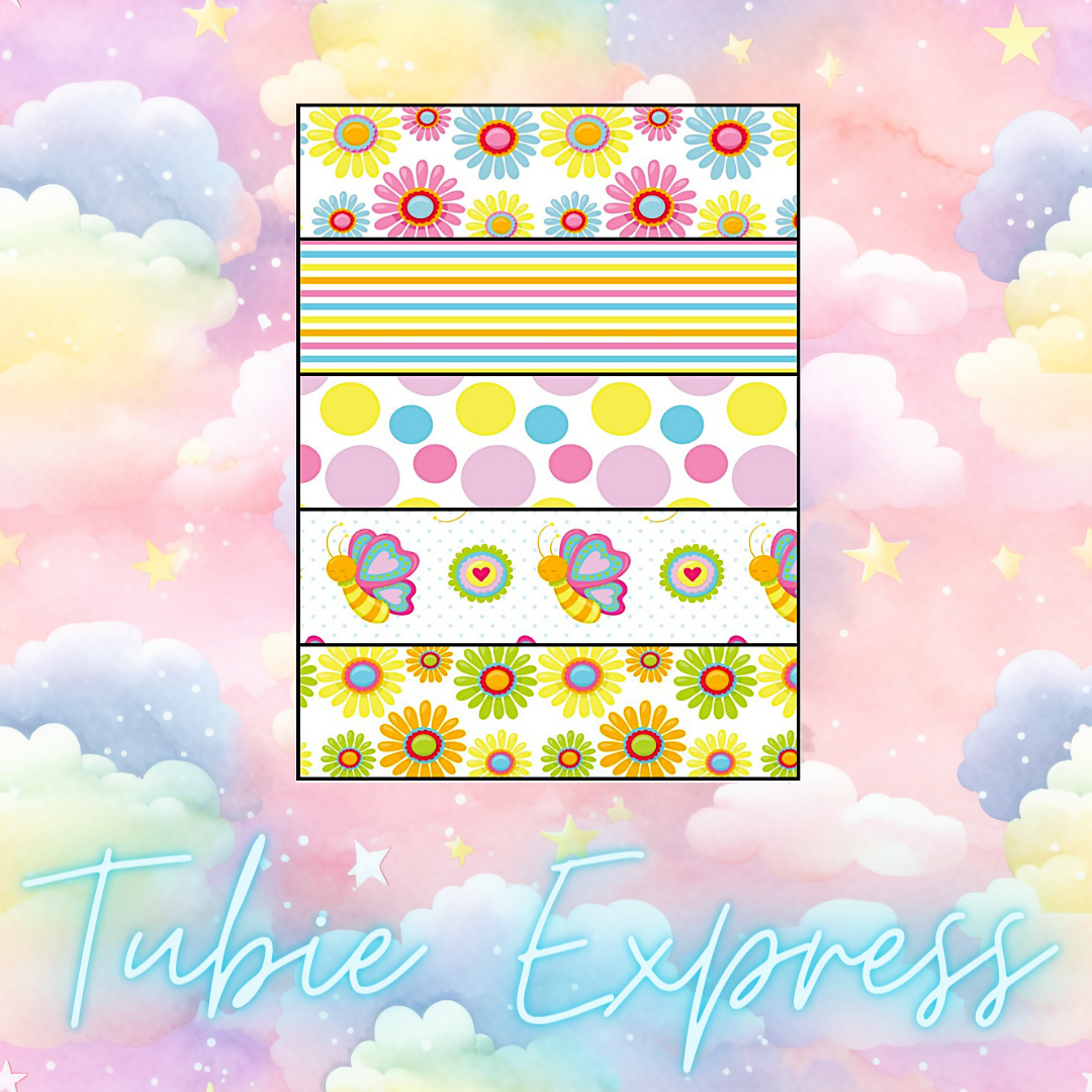 Butterflies, Flowers and Shapes