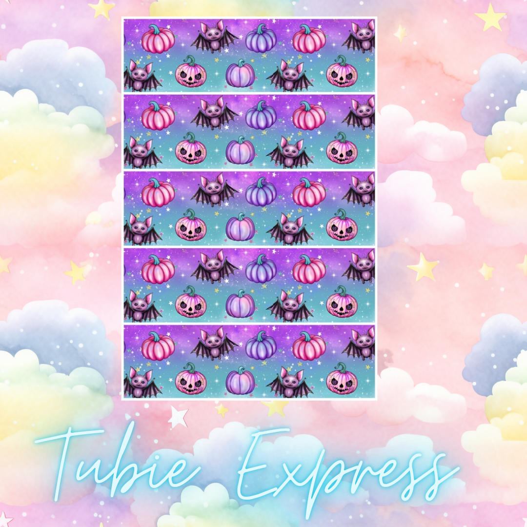 Blue and purple Halloween