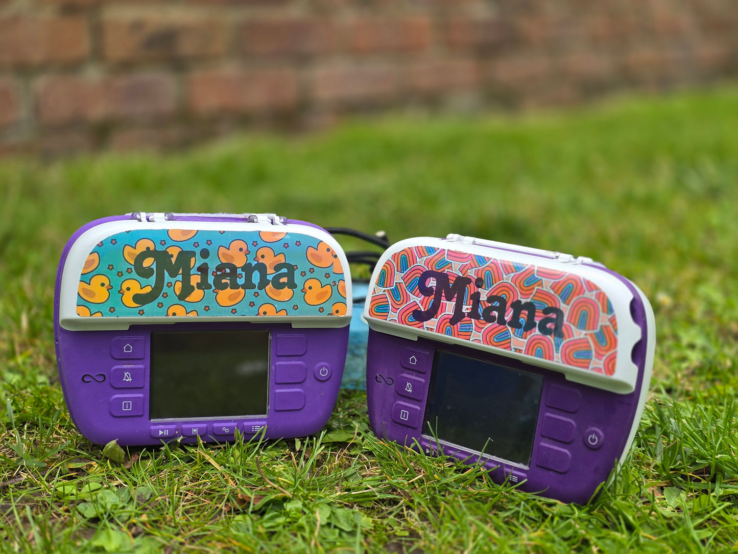 Personalised Nutricia Infinity 3 pump stickers