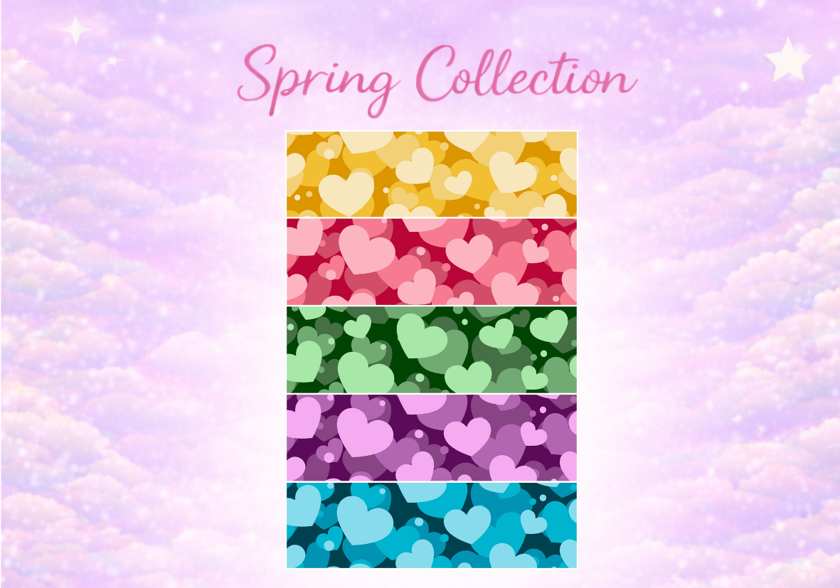 ❤️💙💜💛 Multicolour hearts 💚🩵🩷🧡