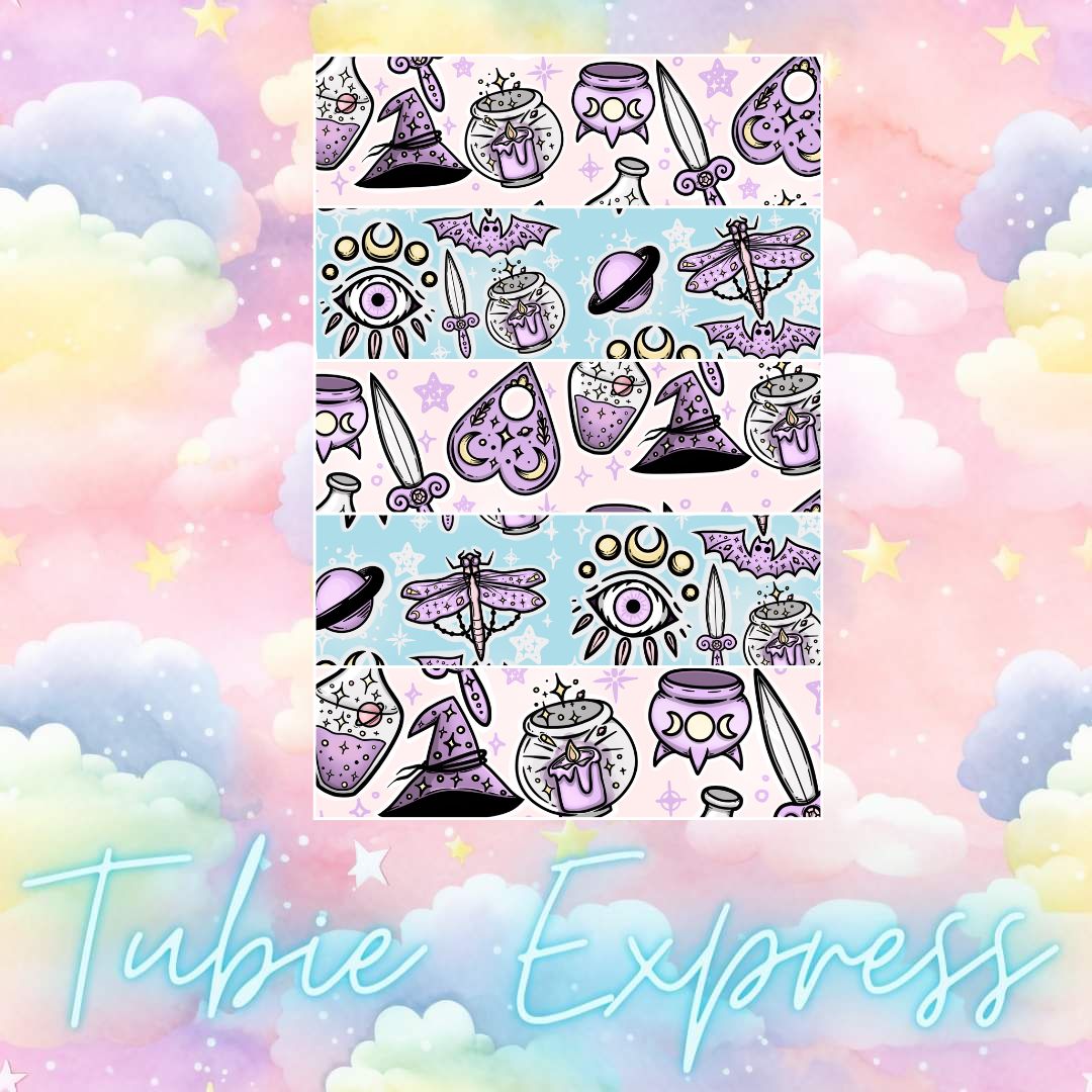 Pink and Blue Gothic Flare